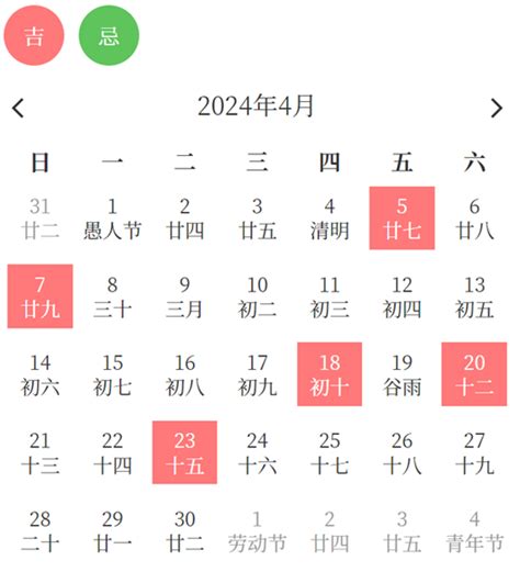 4月入厝好日子|2024年4月入宅黄道吉日一览表